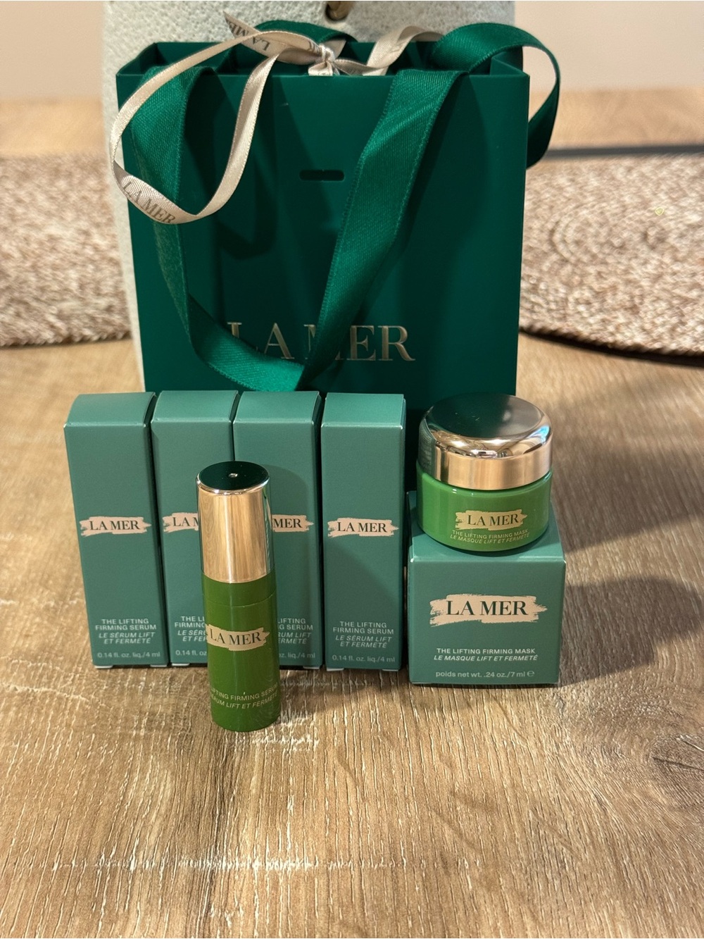 La Mer The Lifting & Firming serum 4x 4ml plus Lifting & Firming mask